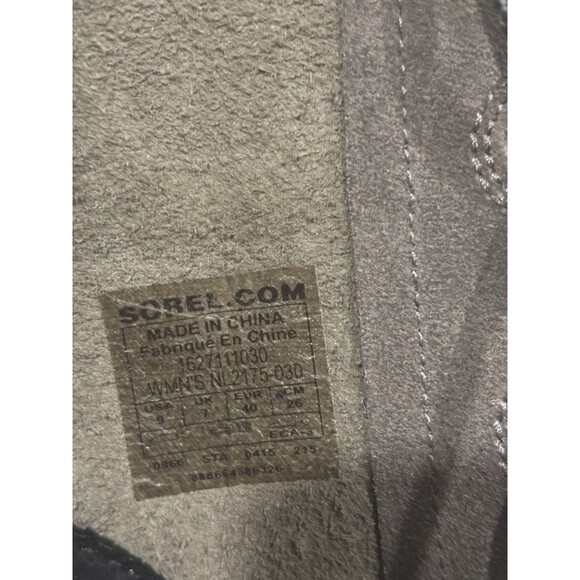 Sorel Cate the Great Boots Womens 9 Tall Riding Knee-High Lace Up Wedge Green - Picture 5 of 6